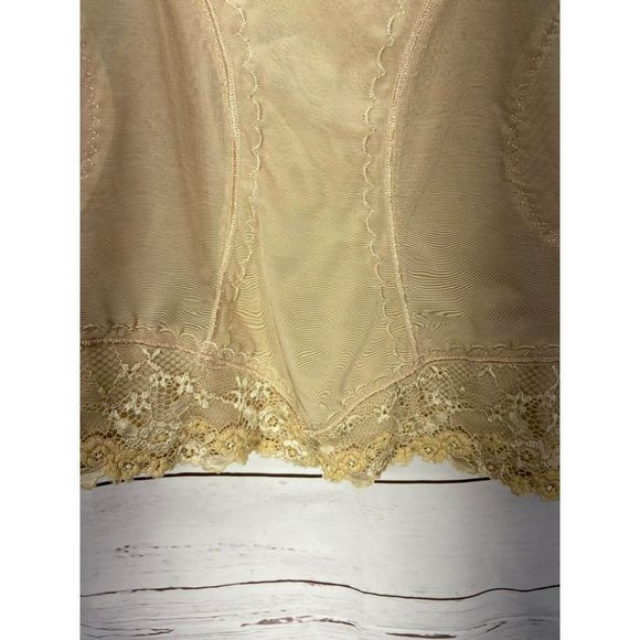 Panties Plus Tan Beige Size 1X Adjustable Straps Shaper Camisole Tank Top - Picture 6 of 7